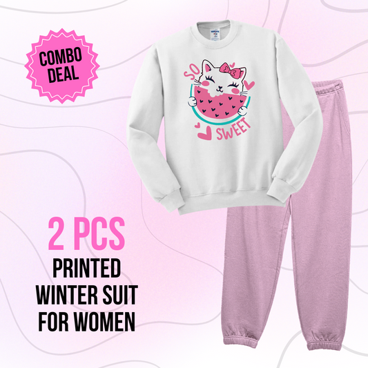 2 Pcs Women Winter Suit #1002