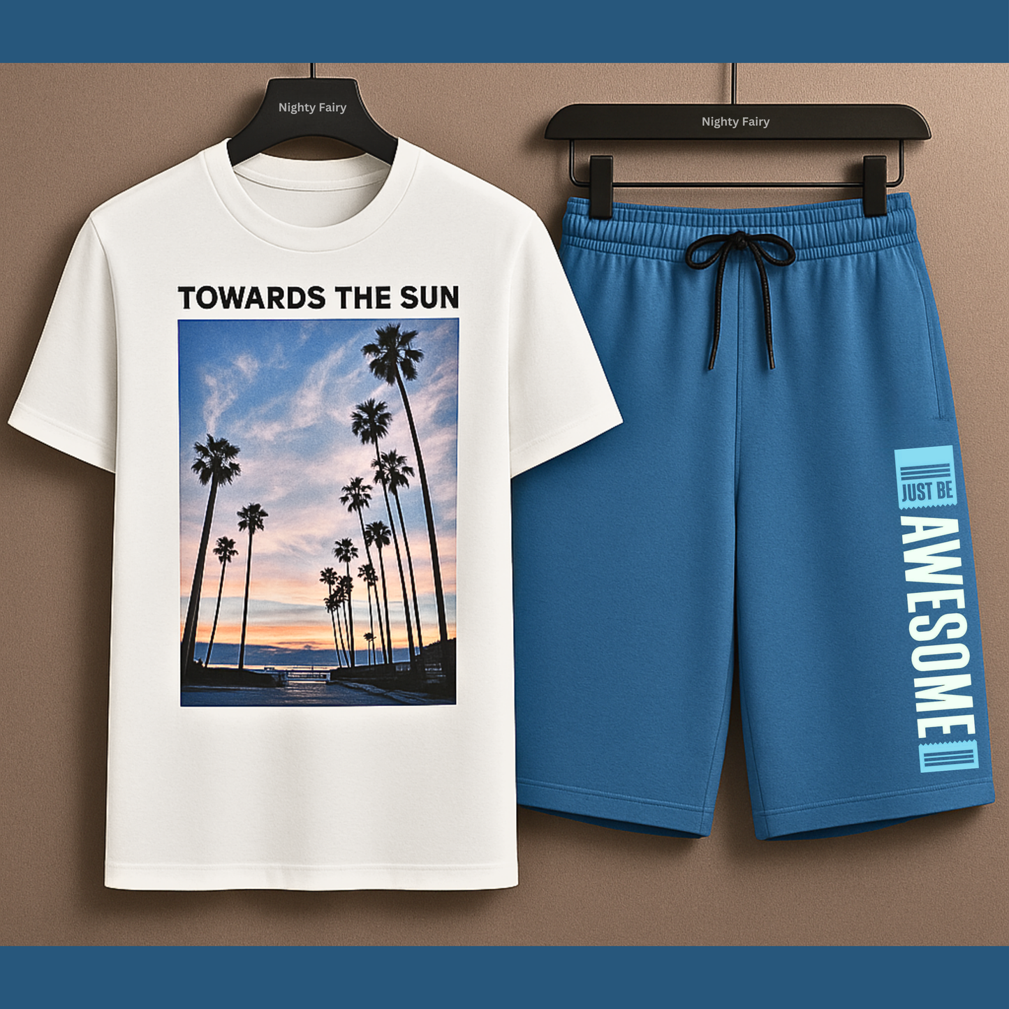 FlexMode Cor-Ord Set T-Shirt With Short (1308)