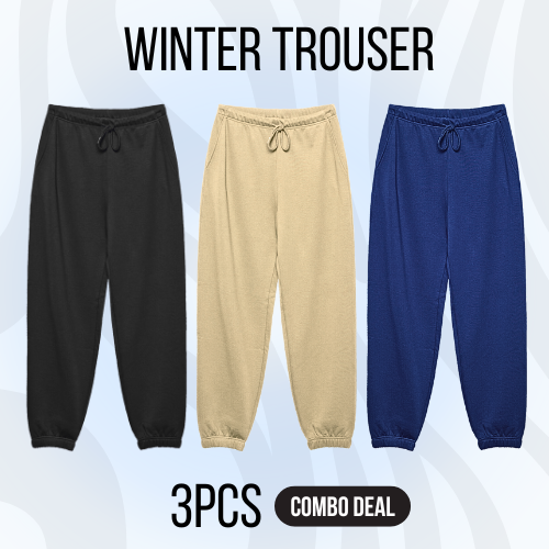 3Pcs Combo Winter Trouser Package 3