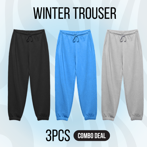 3Pcs Combo Winter Trouser Package 6