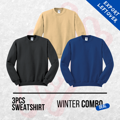 3 Pcs SweatShirt For Winter