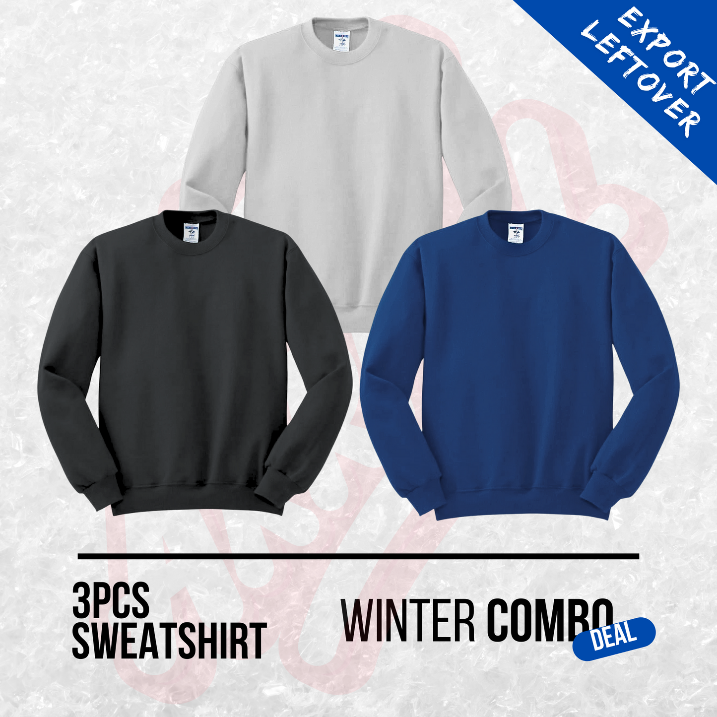 3 Pcs SweatShirt For Winter