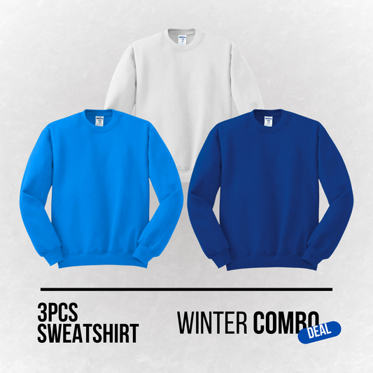 3 Pcs UltraWarm SweatShirt For Winter