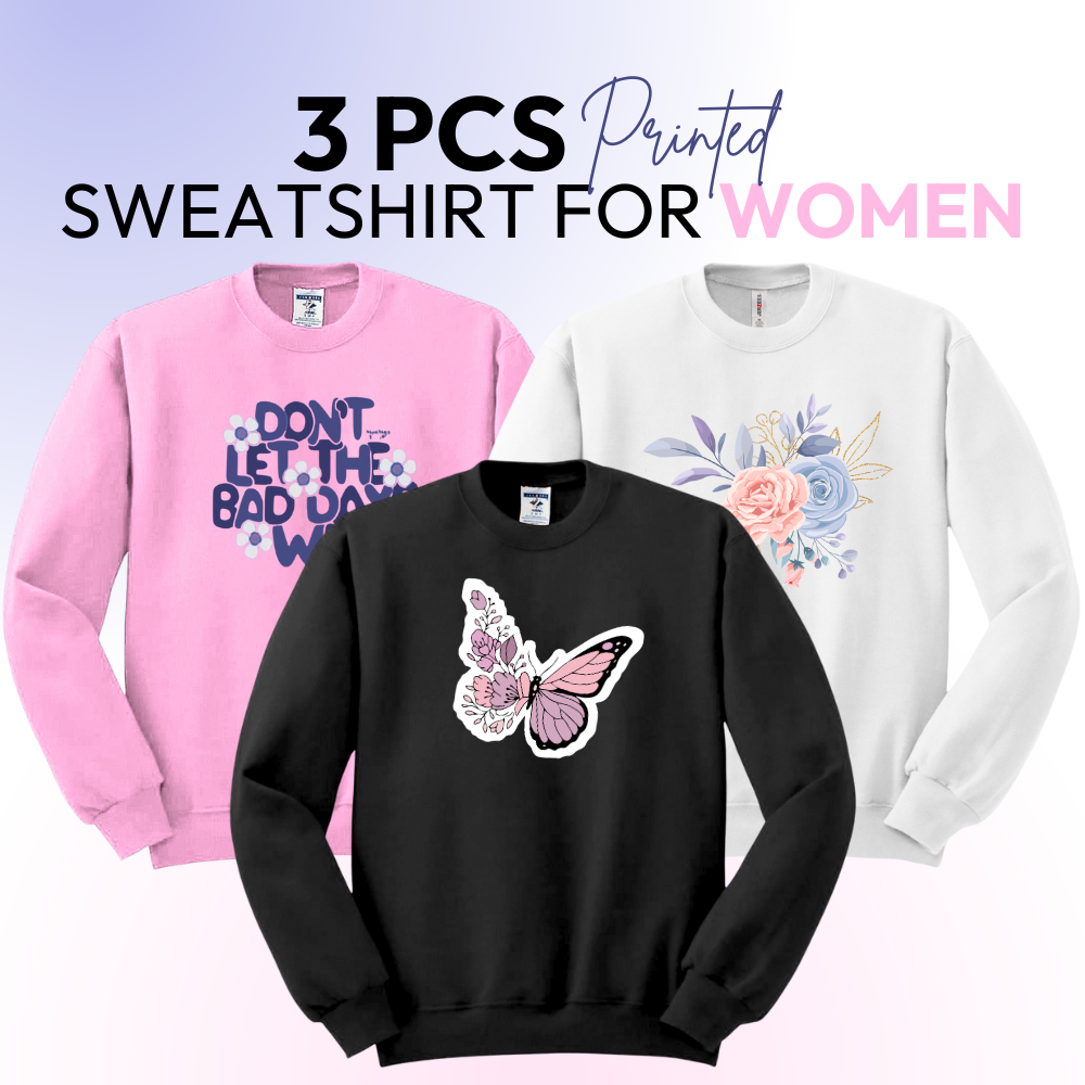 3 Pcs Women SweatShirt For Winter 1120