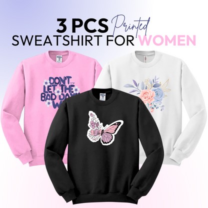3 Pcs Women SweatShirt For Winter 1120