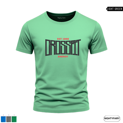 Cross Fitted Printed T-Shirt for Men (1280)