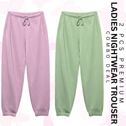 2 Pcs Ladies Casual Trouser Package (Export LeftOver)