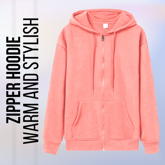 Peach Winter Hoodie