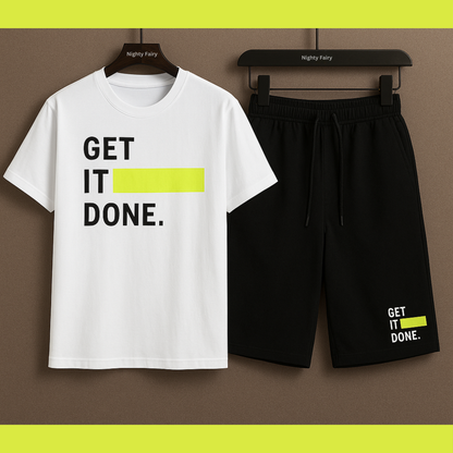 GetitDone Co-Ord Set T-Shirt With Short (1318)