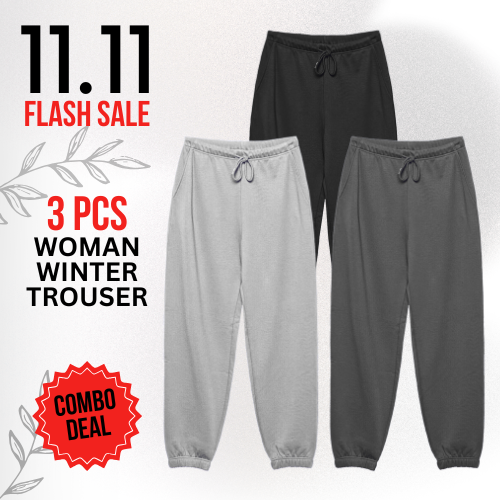 3 Pcs Ladies Winter Trouser Package (Export Quality) Package #2