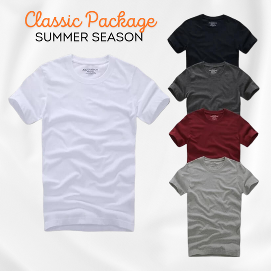 5 Pcs Classic Package T-shirt