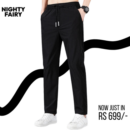 Black Sports Trouser for Men (1330)