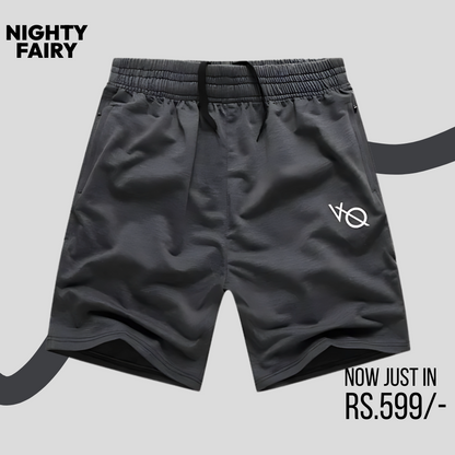 Charcoal Jersey VO Shorts for Men (1339)