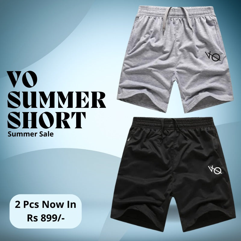 2 Pcs VO Summer Shorts (BIG SIZE)