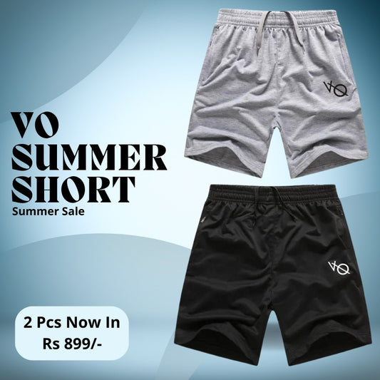 2 Pcs VO Summer Shorts (BIG SIZE)