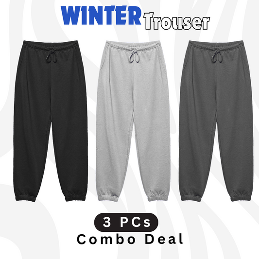 3Pcs Combo Winter Trouser Package