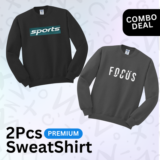 2 Pcs SweatShirt For Winter 1016