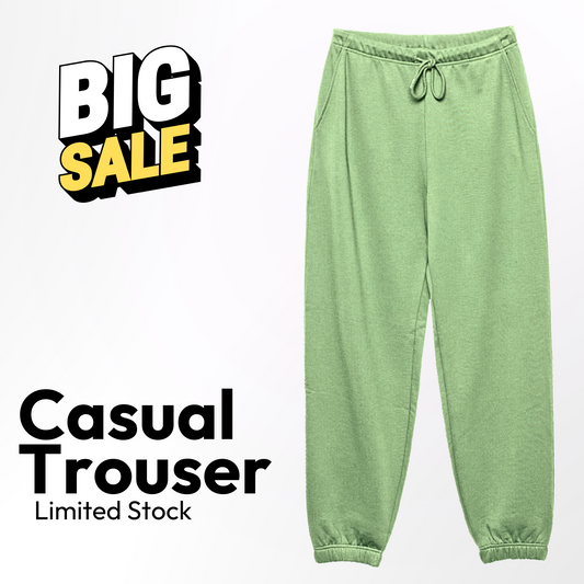 Basic Light Green Joggers Trouser (1202)